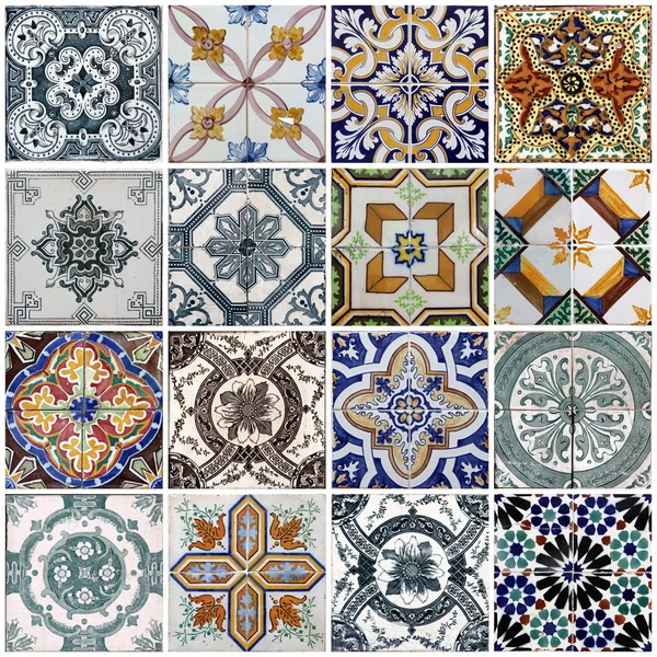 Лиссабонские плитки — стоковое фото