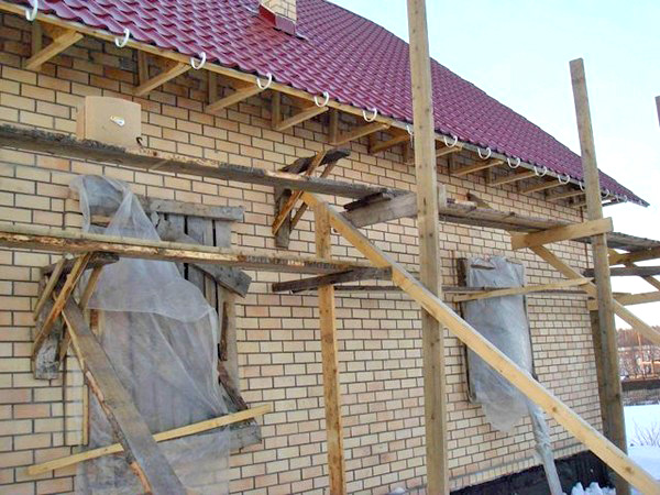 как сделать строительные леса своими руками