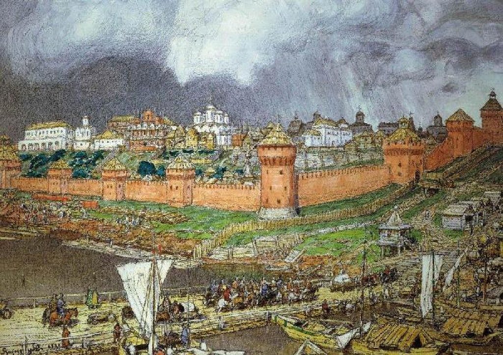 Московский Кремль при Иване Великом