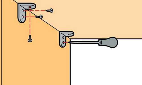 Как крепить полки в шкафу купе