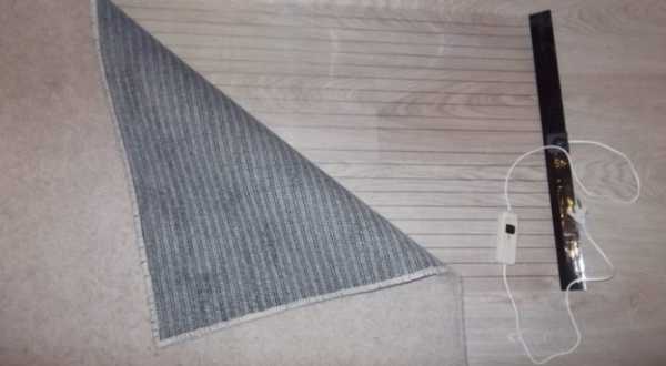 Мобильный инфракрасный пленочный теплый пол