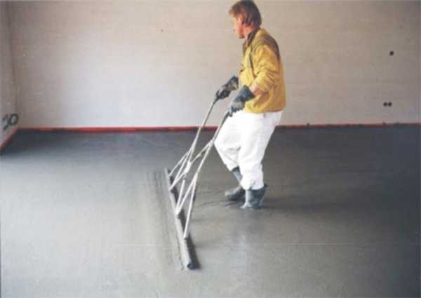 Полы залить